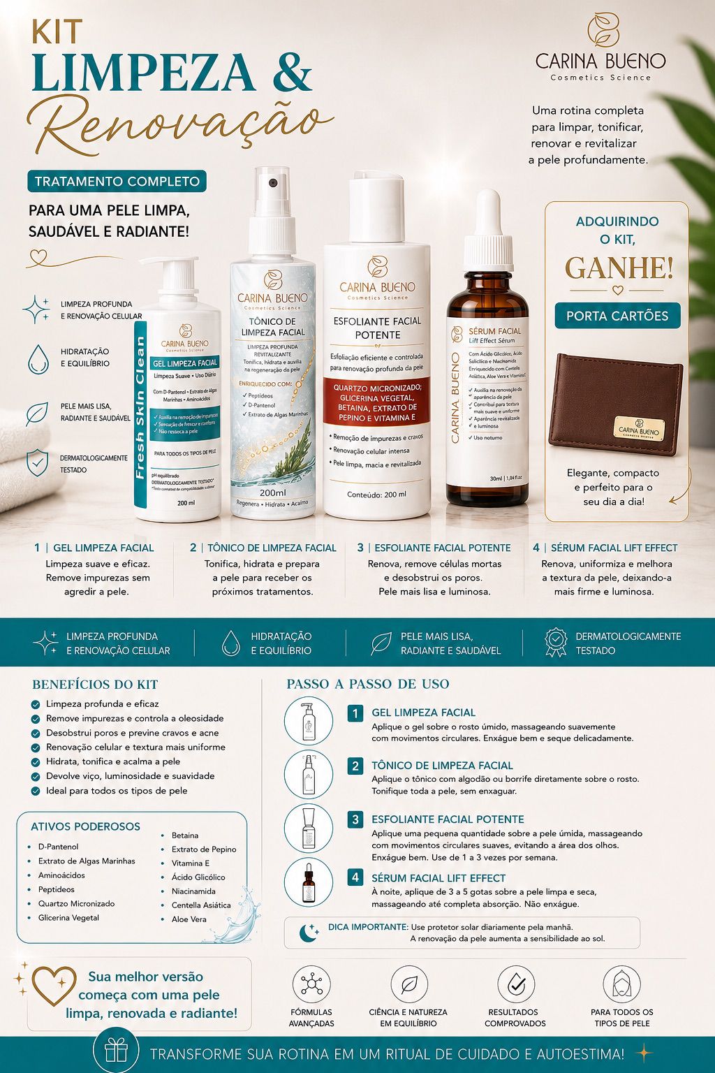Kit Limpeza e Renovação